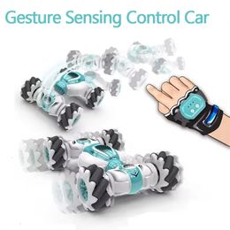 RC Gesture Sensing Radio de acrobacias Radio control remoto Sensor de gestos CAR de juguete CAR 360 ° Rotación Off Road Twist Drift Vehicle 240529