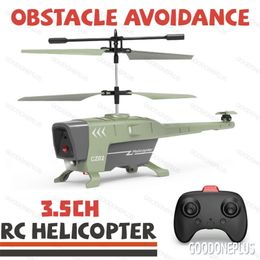 RC Helicopter 35CH 25CH Plan de télécommande 24g Hoverring Obstacle évitement avion électrique Aircraft Flying Toys for Boys Y240516