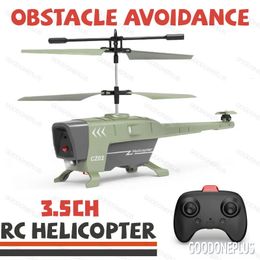 RC Helicopter 35CH 25CH Plan de télécommande 24g Hoverring Obstacle évitement avion électrique Aircraft Flying Toys for Boys 240517