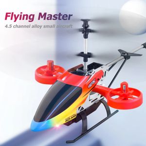 RC Helicóptero Avión 24 GHz Control remoto 45 canales Helicópteros de mantenimiento de altitud con giroscopio para niños adultos regalo 231229