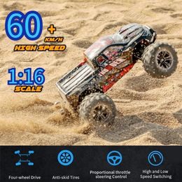 RC Camión de alta velocidad Off Road 4WD Racing Fast Control remoto Car 1:16 Drift Vehicles para adultos Niños Juguetes Niños Regalo 220429