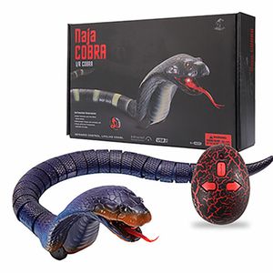 RC infrared Remote Control Snake And Egg Rattlesnake Animal Trick Terrifying Mischief Toys for Children Funny Novelty Gift Y200414