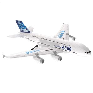 RC Plane A380 Foam Glider Remote Control Airclate Aircraft Aile fixe Aircraft Modèle Gyroscope Flying Toys For Boys Kids Gift 240507