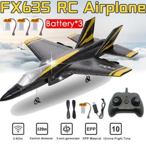 Avion RC FX-635 2.4GHz 2CH EPP mousse électrique extérieur télécommande planeur avion à voilure fixe jouet pour enfants 231230