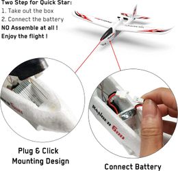 RC Plane Ranger600 EPP mousse 600 mm Aile fixe 2,4 GHz 3ch 6 axes gyros