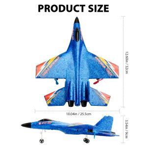 RC Plane SU-27 Aircraft Remote Control Helicopter 2.4g Airplane EPP mousse RC Vertical Plane Children Toys Cadeaux