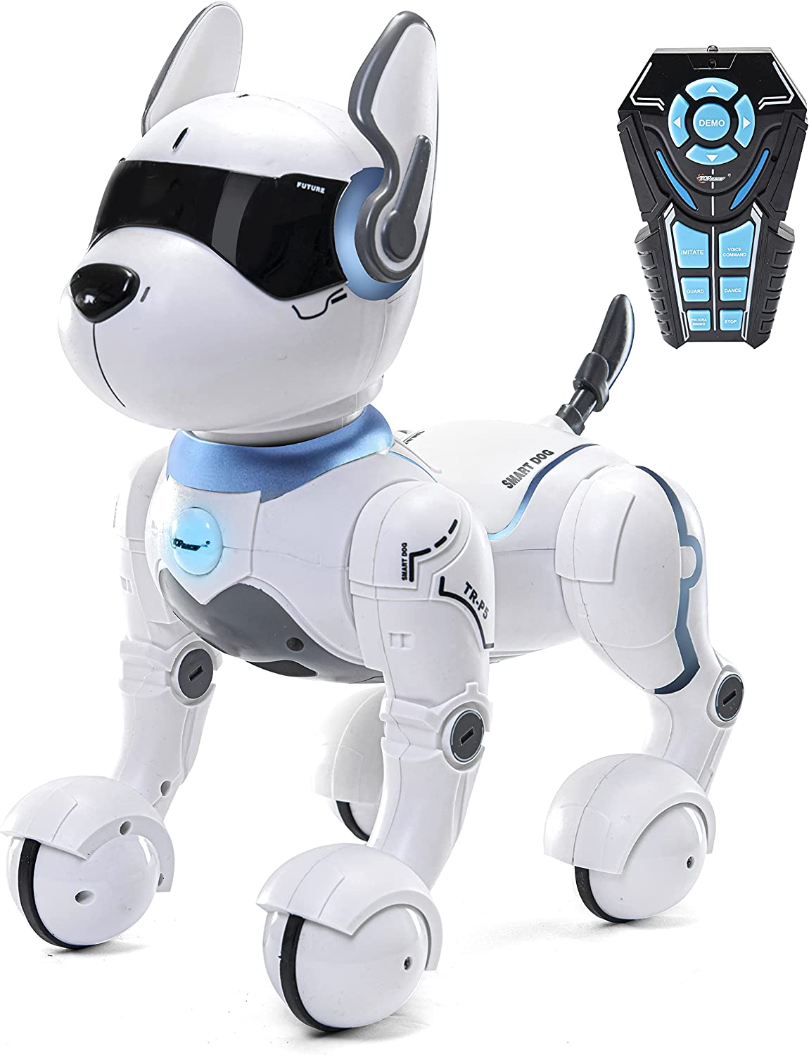 RC Remote Control Robot Dog Toys with Touch Function and Voice Control Smart and Dancing Imitates Animals Mini Pet programmable