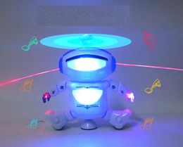 RC Robot 360 Roterend Smart Space Dance Electronic Walking Toys With Music Light Gift for Kids Astronaut Toy to Child Cadeau 221122