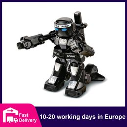 Robot de juguete Dvb t2 Geekvape Aegis RC/robots eléctricos, juguete de boxeo de batalla, lucha humanoide de 2,4G con dos joysticks de Control para niños