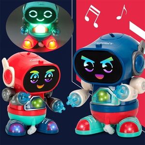 RC Robot Children Electric Dancing Robots For Kids Toy Rock Light Music Early Education Walking verkoper Toys Toys Girls Babys Toddlers 221109