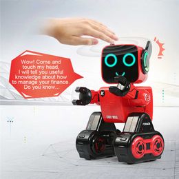 Robot RC télécommande intelligente Programmable éducation précoce chant financier danse jouets éducatifs pour enfants cadeaux