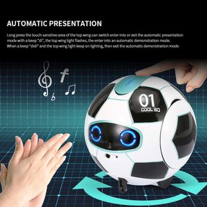 RC Robot Intelligent Jouet Enfants s Télécommande Football s Avec Son Action Figure Ball Robo Kid Jouets pour Enfants Garçons 221122