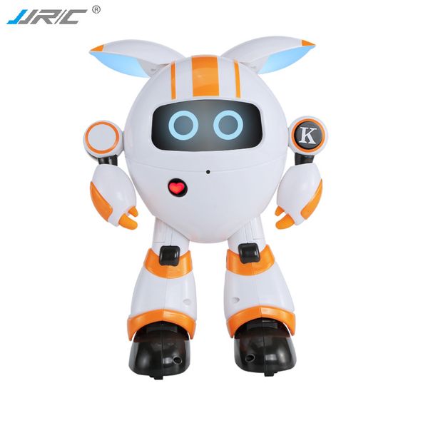 Robot télécommandé Jjrc R14, jouet d'accompagnement pour l'éducation précoce, chantant, dansant et racontant une histoire, programmable pour fête, noël, cadeau d'anniversaire pour enfant