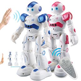 RC Robot RC Robot Speelgoed Kinderen Intelligentie Gebaar Sensing Afstandsbediening Robotprogramma voor kinderen van 3 4 5 6 7 Jongens Meisjes Verjaardagscadeau 230714