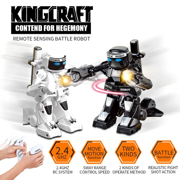 RC Robot Rc Robot Speelgoed Voor Kinderen Met Koel Licht Geluidseffecten Gebaar Sensing Afstandsbediening Battle Robot Jongens En Meisjes Kinderen Gift 230714