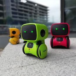 Robot RC Robot Intelligent Jouet Danse Commandes Vocales Version Tactile Jouets Robot Interactif Mignon Éducatif pour Enfants Jouet Créatif Gif 230714