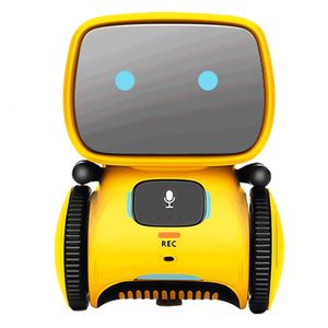 Robot RC Jouet Robots Intelligents Danse Commande Vocale Versions 3 Langues Jouets À Commande Tactile Robot Interactif Mignon Jouet Cadeaux De Noël Pour Enfants 230601