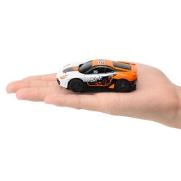 RC stunt auto voor kinderen afstandsbediening klimmen auto speelgoed elektrische gebaar sensor laterale vervorming 4 wielaandrijving vrachtwagen-oranje