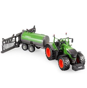 RC Truck Landbouwtractor 24G Afstandsbediening Water TruckRake Hoge Simulatie Grote Bouw Voertuig Kinderen Speelgoed Hobby 220817