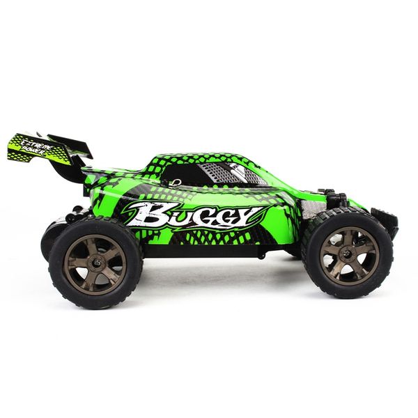 Camion RC Véhicule tout-terrain 2.4G Voiture télécommandée Enfants Jouets Cadeaux pour garçons Vert