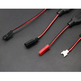 RC USB Charge 3,7 V Câble chargeur de batterie au lithium USB vers JST / SM / FUTABA POUR