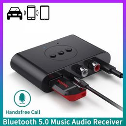 Receptor Bluetooth RCA 3.5AUX varilla Bluetooth para coche adaptador USB Bluetooth compatible con amplificador de potencia del altavoz disco U 5,2