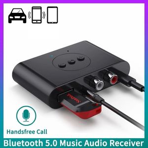 Récepteur Bluetooth RCA 3,5aux, tige Bluetooth pour voiture, adaptateur USB, prend en charge l'amplificateur de puissance de haut-parleur, disque U 5.2