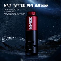 Machine à tatouer MAGI avec connecteur RCA, stylo rotatif professionnel, pistolet à moteur, maquillage Permanent, 10000 tr/min, course de 40mm, 231225