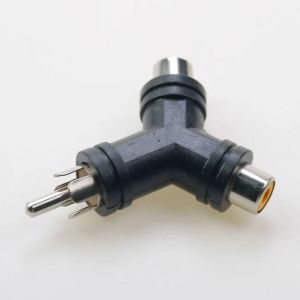 RCA mannelijke vrouw naar 2RCA mannelijke audioconnector 3,5 mm naar RCA stereo vrouwelijke jack plug adapter hoofdtelefoon y splitter audio adapter