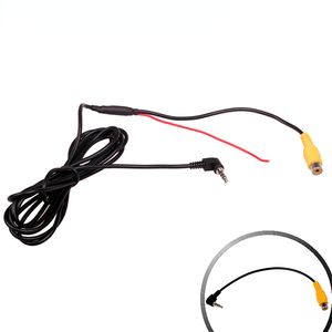 RCA to 2.5mm AV IN Converter Cable for Car Rear View Reverse Parking Camera to Car DVR Camcoder GPS Tablet