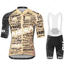 Rcn Wielertrui Zomerset Team Fietskleding Racefiets Pak Fietsbroek MTB Maillot Ciclismo Ropa Bicicleta 240116