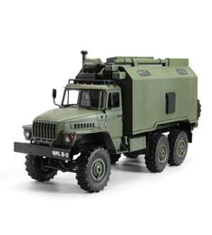 RCtown WPL Ural 116 Kit 2 Rc voiture militaire camion Rock chenille sans ESC batterie émetteur chargeur Rc voiture modèle Kits LJ20120949195993664632