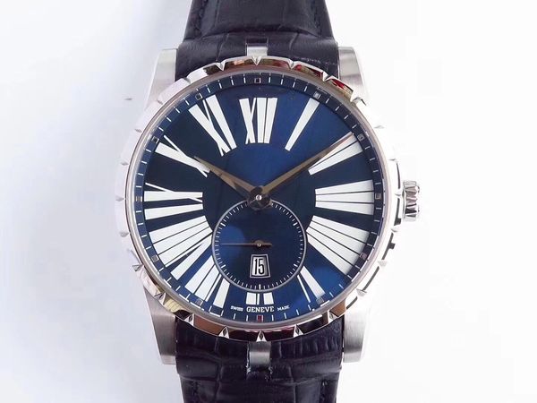 La montre pour hommes de l'usine RD adopte un cadran en acier carbonisé à noyau RD830, une bouche de 24 dents intérieures triangulaires inversées qui doivent toutes être finalisées