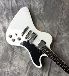 RD Style White Explorer Guitar Guitare Flying Fhole Hellets Schaller Taillers Bloc Incrup Chrome Hardware6518887