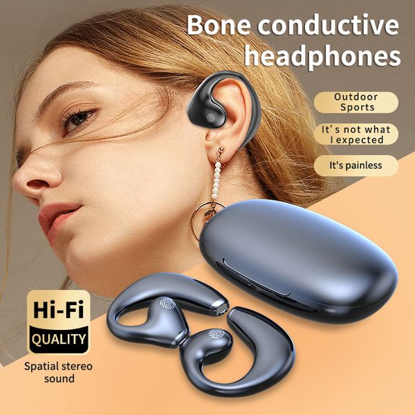 RD23 écouteurs à conduction osseuse casque à oreille ouverte casque sans fil vrai indolore HIFI I affichage numérique RD23 tws