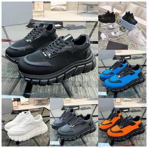 Re-Nylon Sneakers Desginer Brushed Mesh Sneakers Hommes Plateforme de Qualité Op Soft Triangle Logo Casual Chaussures Lace-Up Runner Trainer Triangle Shoe
