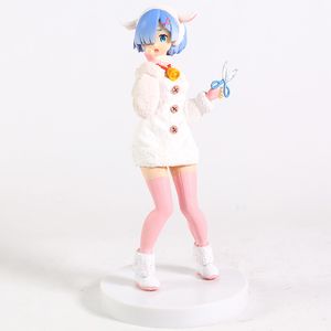 Re: Zero Kara Hajimeru Isekai Seikatsu Rem Lamb Ver. Figurine en PVC à collectionner modèle jouet poupée X0522