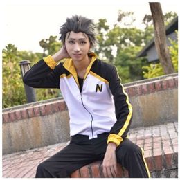 Re:zero Kara Himeru Isekai Seikatsu disfraces de Cosplay Unisex Casual Subaru Natsuki chaqueta + pantalón ropa deportiva C90M06