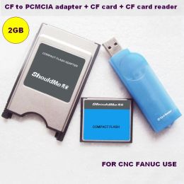 Lecteurs Carte CF 2 Go à l'adaptateur de carte PCMCIA et lecteur de carte CF 3 en 1 combo pour l'industrie FanUC Memory Utilisation