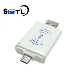 Lecteurs Mini Portable RFID 125KHz Proximité Smart EM Carte Micro USB Lecteur de carte d'identité WIN8 / Android / OTG Téléphone intelligent Android RFID Carte Reader