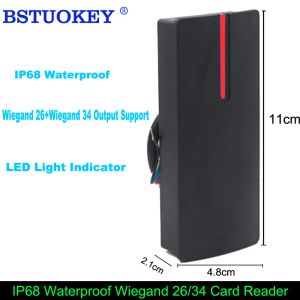 Lecteur de carte RFID RFID 125KHz 13.56 MHz Wiegand 26 34 CONTRÔLE DE CARDE DE PROXIMITÉ CONTRÔLE DE CONTRÔLE D'ACCÈS SECTION SECURITÉ EM ID lecteur