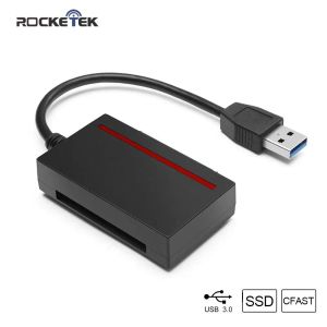 Lezers Rocketek CFast 2.0 Reader USB 3.0 naar SATA -adapter CFast 2.0 -kaart en 2,5 