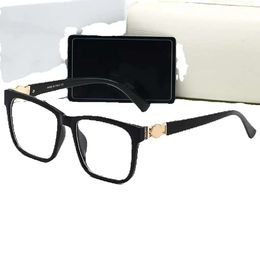Leesbril voor dames ronde designer heren transparant klassiek helder optische bril witte doos versage zonnebril