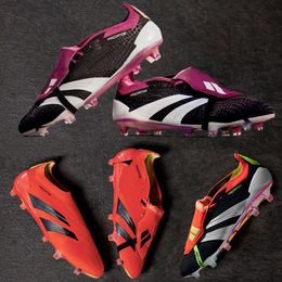 Klaar herenvoorraad Predator Edge Geometrisch.1 FG Falcon Essence volledig gebreide hoge schoenveters dames heren dames FG voetbalschoenen