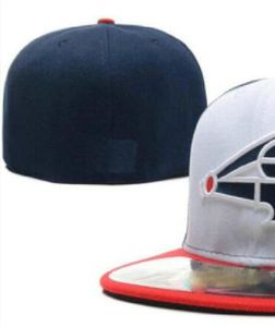 Gereed voorraad Groothandel Hoogwaardige heren Chicago Sport Team Past Caps Sox Flat Brim on Field Hats Full Gesloten Design Grootte 7- Maat 8 Gebracht honkbal Gorra Casquette A0