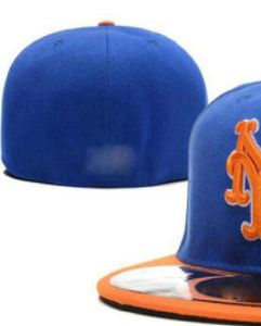 Stock prêt en gros de haute qualité pour hommes New York Sport Team Casquettes ajustées LA NY Bord plat sur chapeaux de terrain Conception entièrement fermée Taille 7 - Taille 8 Casquette de baseball Gorra A2