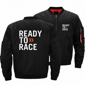 Listo para correr Enduro Cross Motocross Bitumen Bike Life Ma1 Bomber Jacket Pilot Coat Air Windbreaker Jacket Camiseta gruesa A6gg #