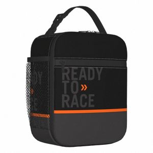 Prêt à courir Sac à lunch isolé thermique Enduro Cross Motocross Bitume Bike Life Resuable Lunch Ctainer Storage Food Box F9Xa #