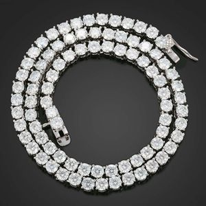 Prêt à expédier du Stock en vrac, qualité supérieure, prix de gros, 3mm 4mm 5mm, Bracelet et collier en argent 925, chaîne de Tennis Moissanite