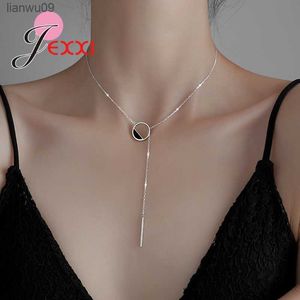 Real 925 Sterling Silver Geometric Element hanger ketting voor vrouw